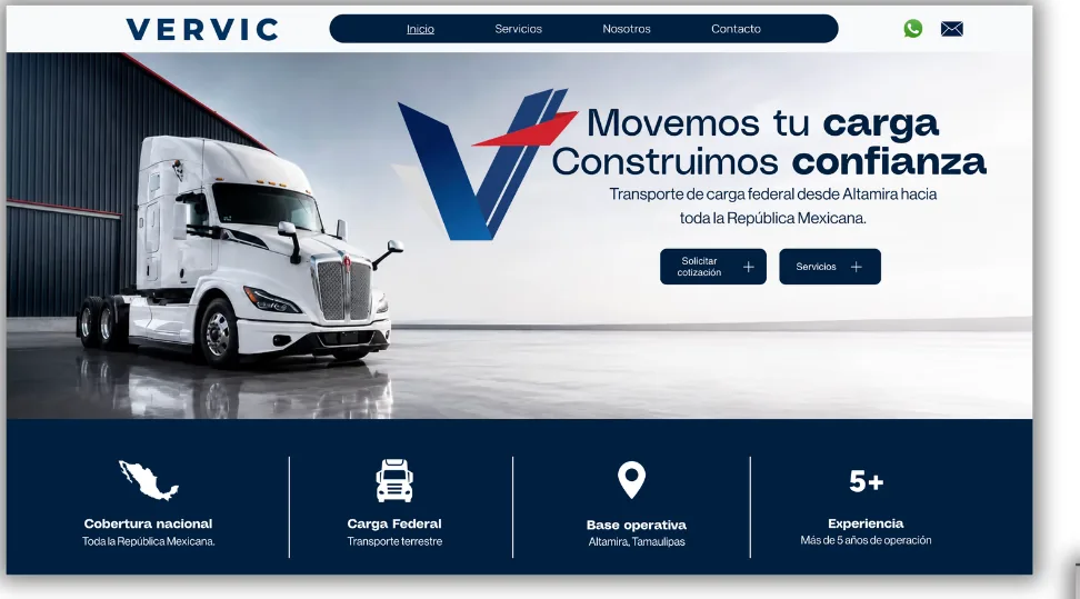 Página web de Vervic